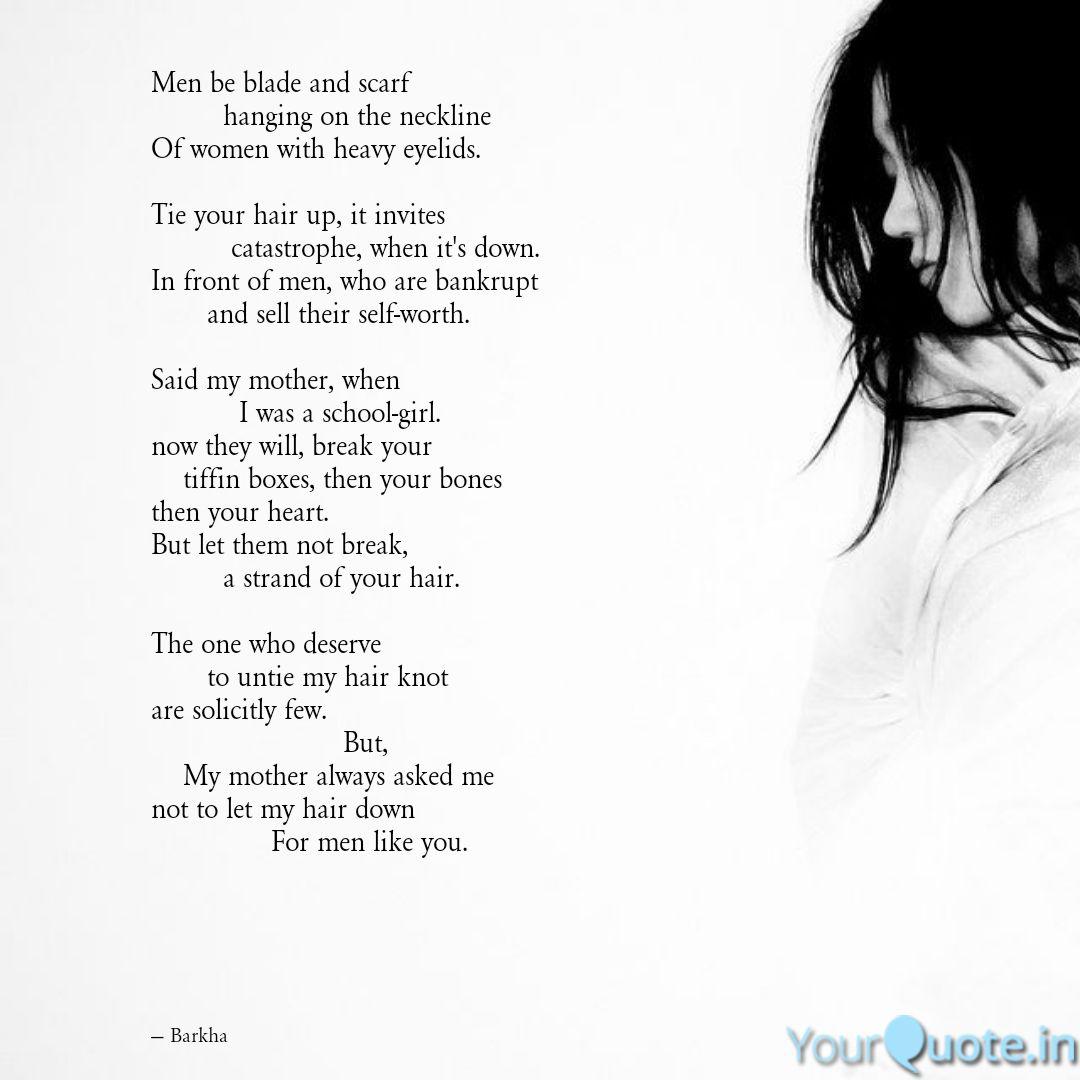 Men Be Blade And Scarf Quotes Writings By Simran Pattnaik