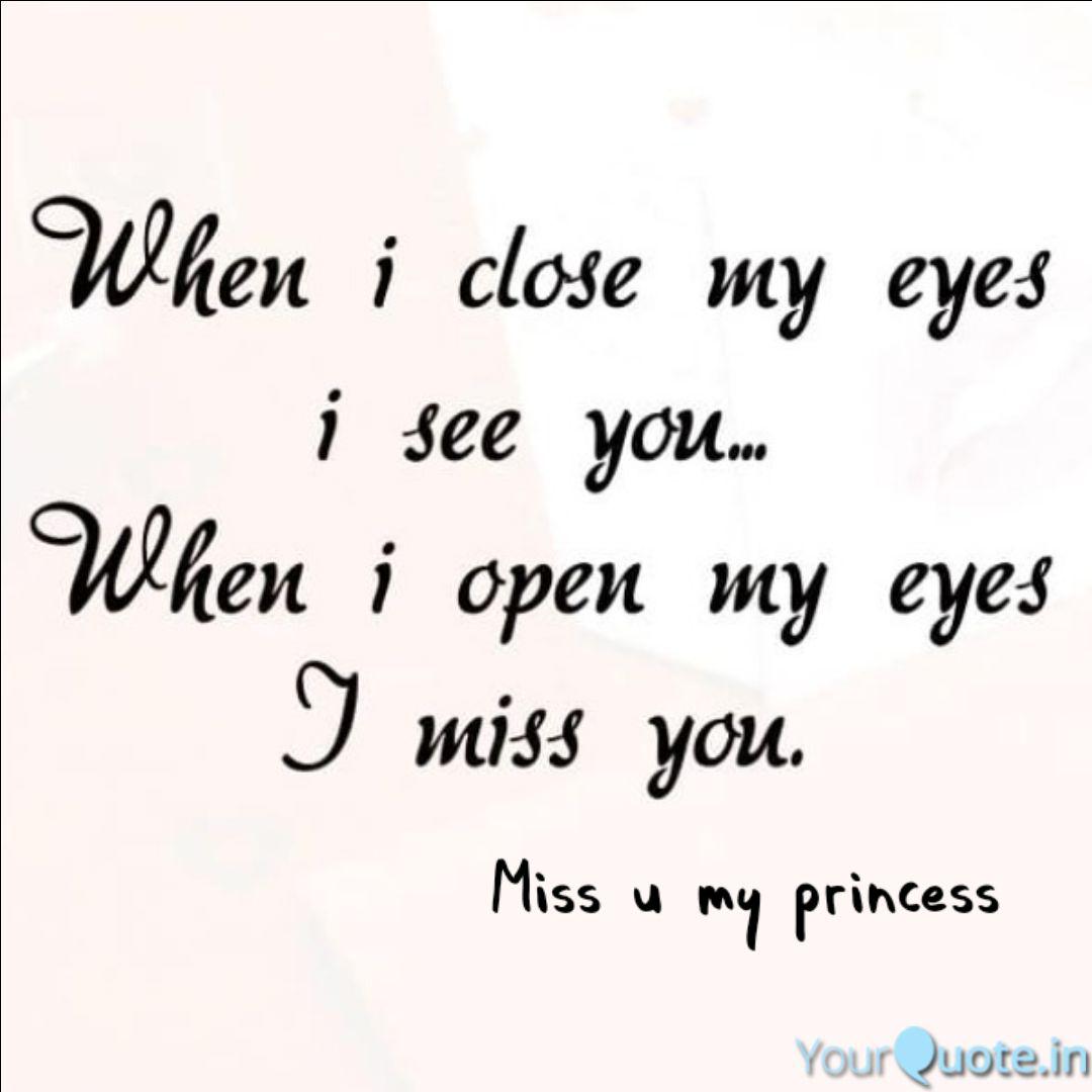 Miss U My Princess | Quotes & Writings By Deep Dave | Yourquote