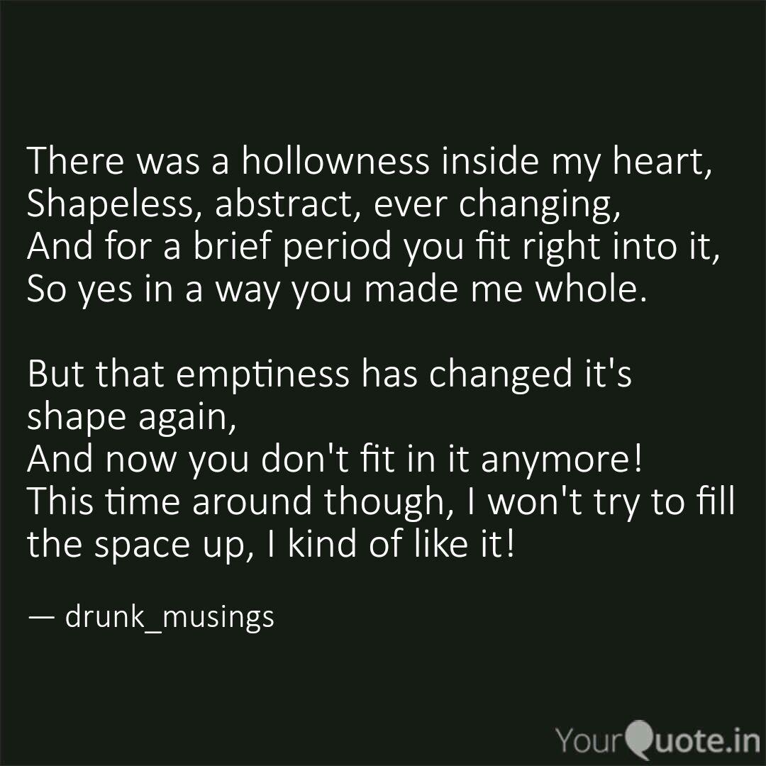 Wallpaper There Was A Hollowness In Quotes Writings By Sanjay Bhatia Yourquote For Android Free