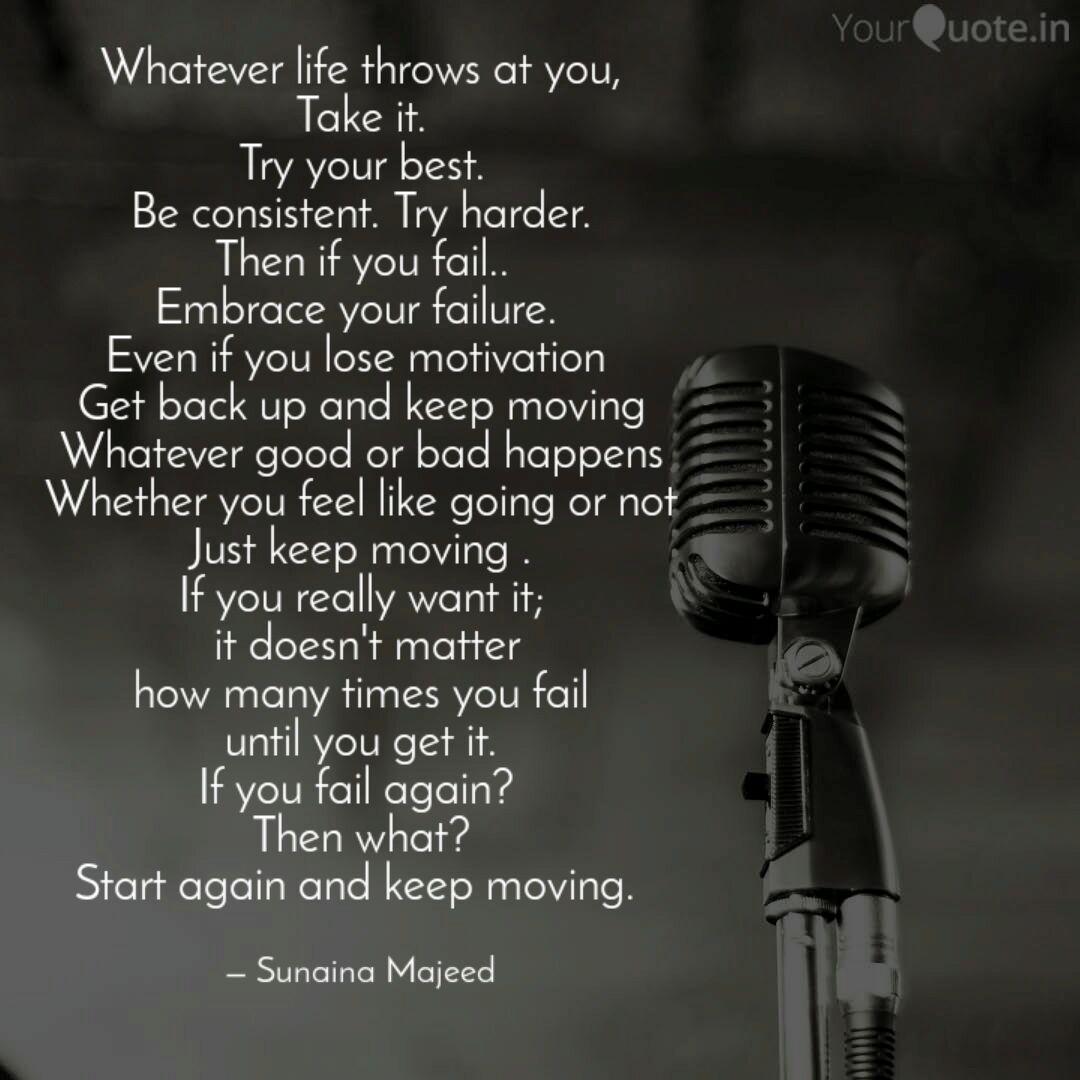 What Life Throws At You Quotes