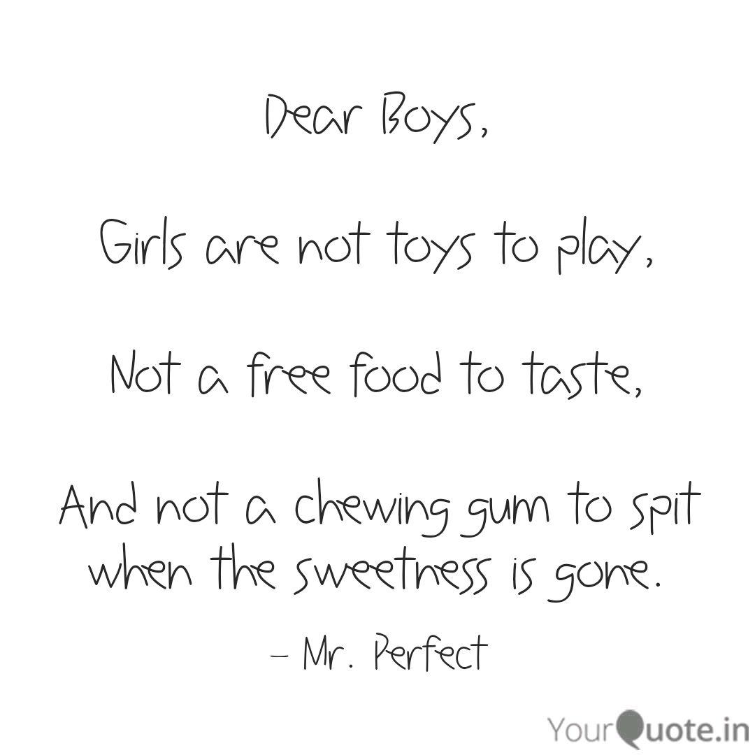 Wallpaper Dear Boys Girls Are Not Quotes Writings By Rohit Yadava HD