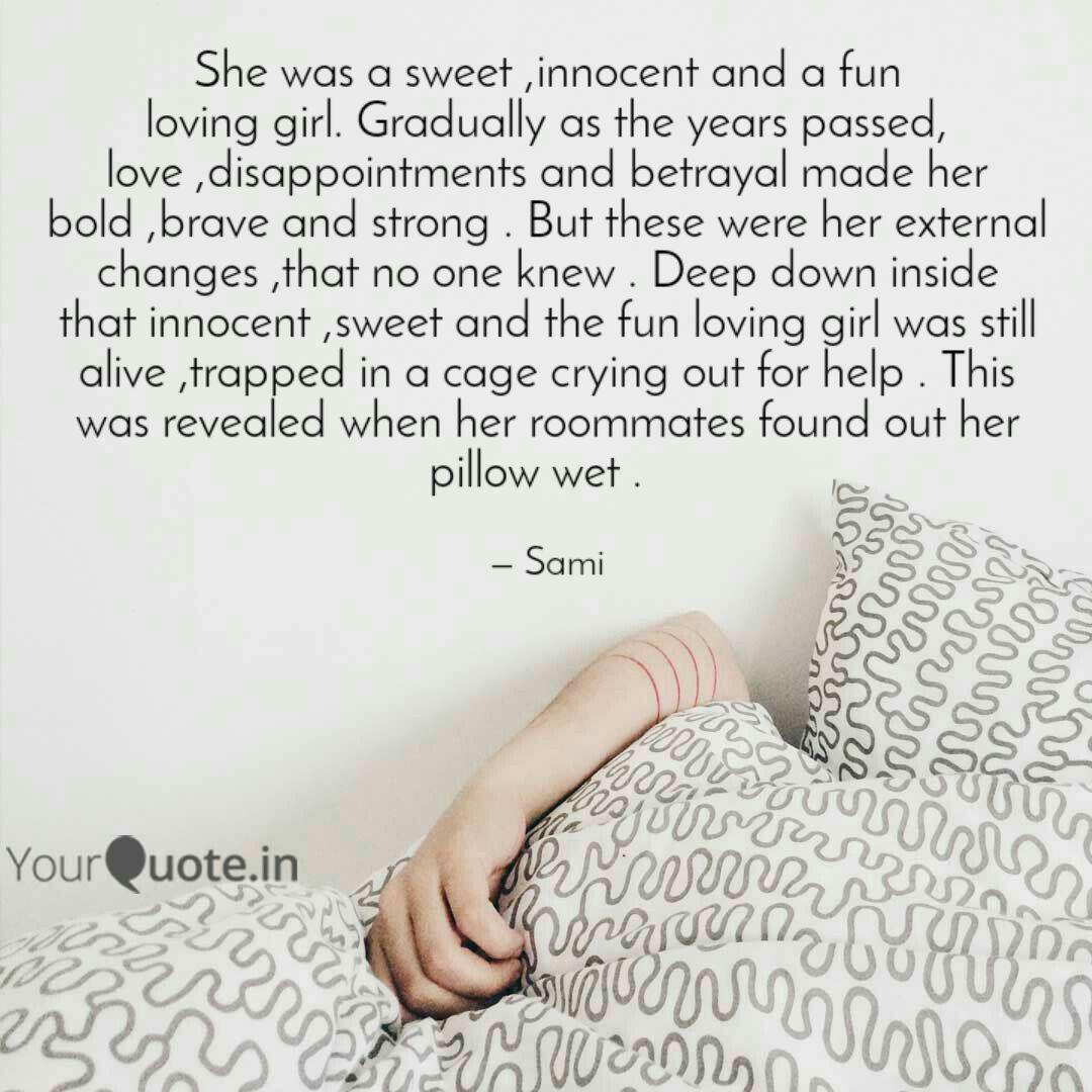 She Was A Sweet Innocent Quotes Writings By Samadrita Pal Yourquote