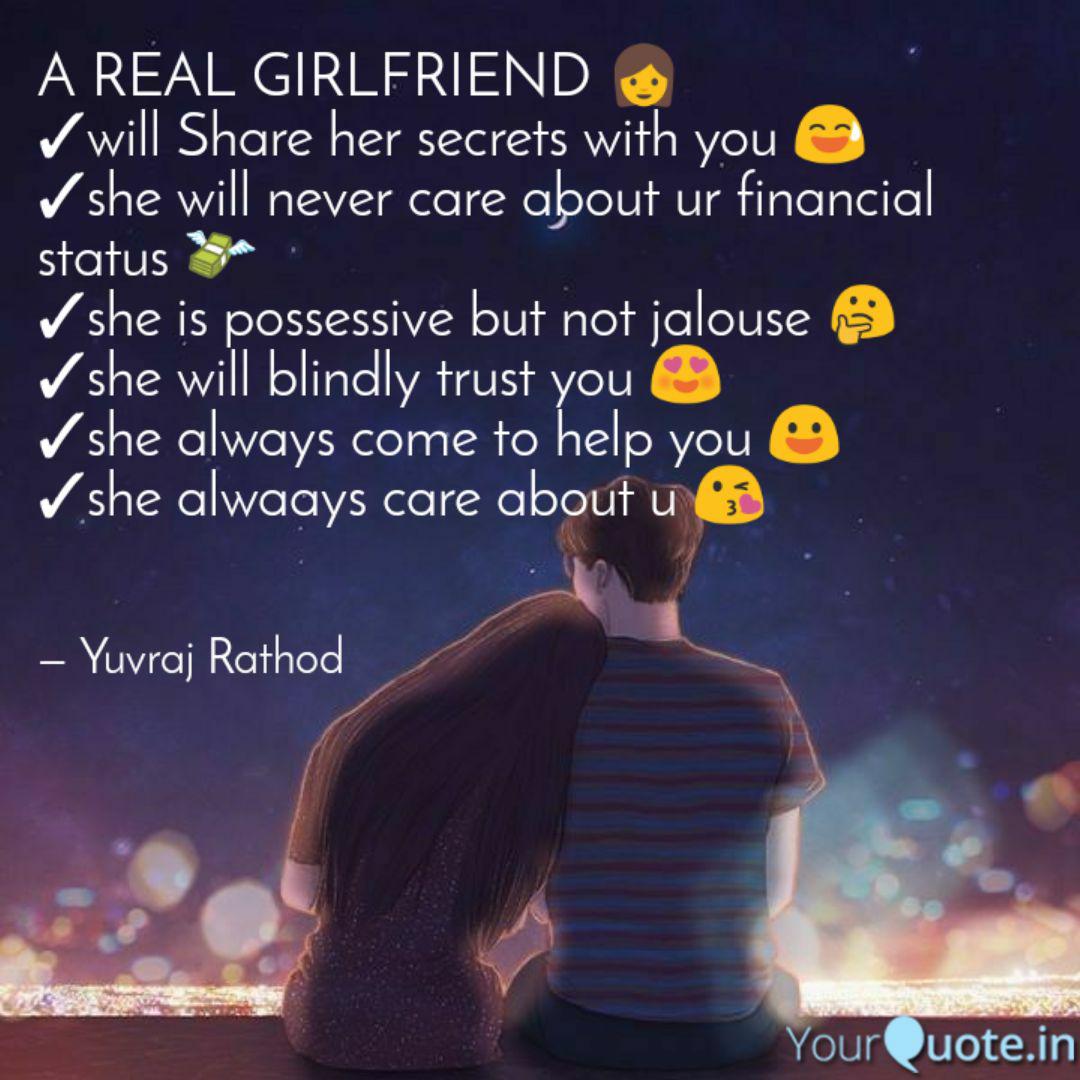 A Real Girlfriend Wil Quotes Writings By Yuvraj Rathod Yourquote Dan lok | my hero is my teacher.