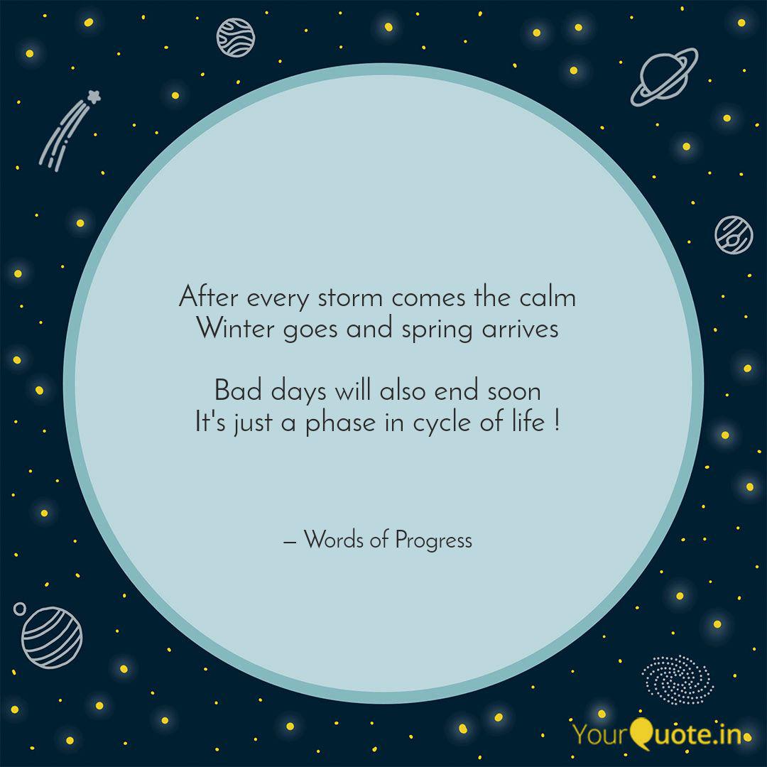 After Every Storm Comes T Quotes Writings By Pragati