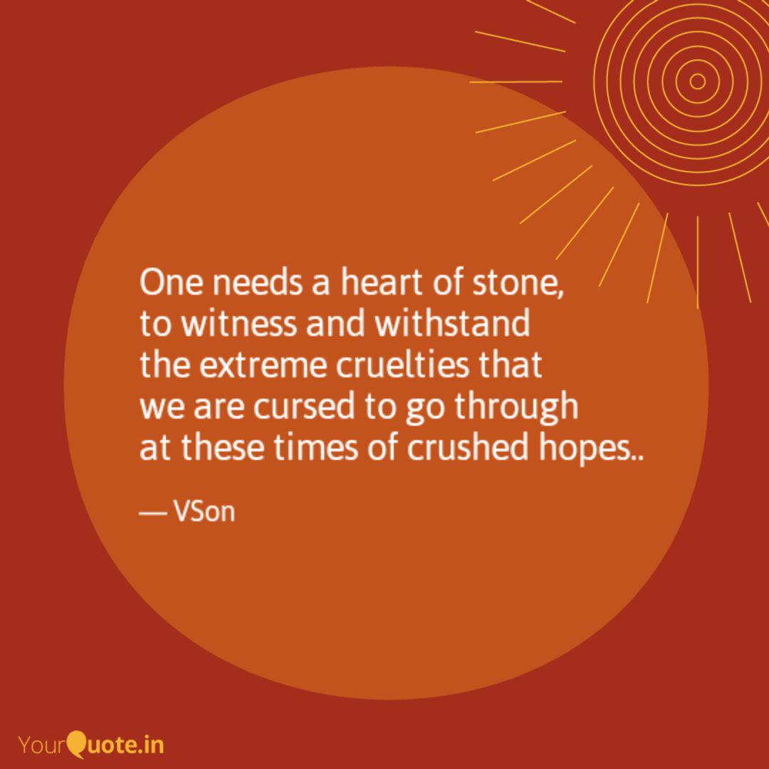 One Needs A Heart Of Ston Quotes Writings By Samson Jg Samuel Yourquote