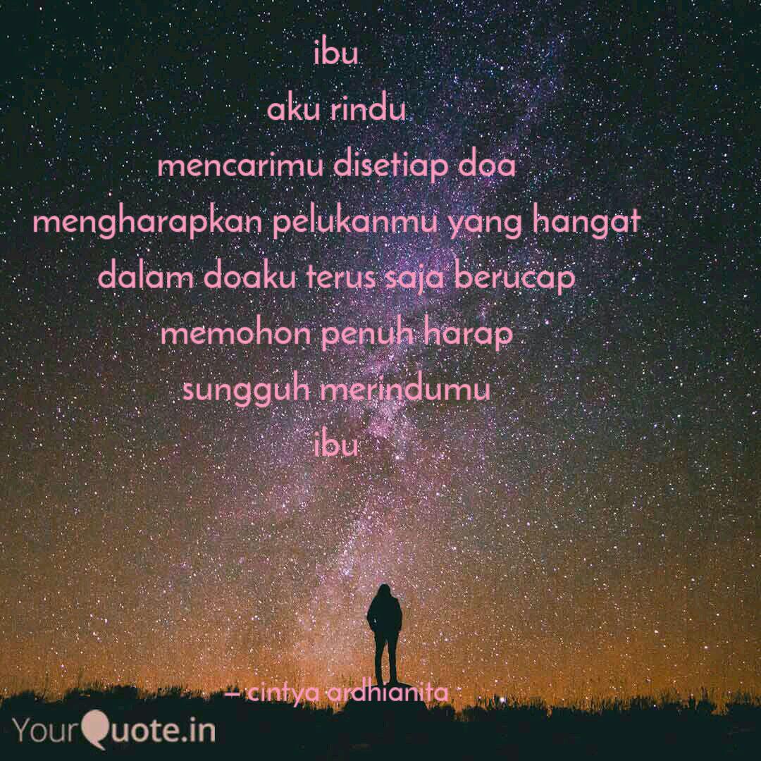 Ibu Aku Rindu Quotes | W Quotes Daily