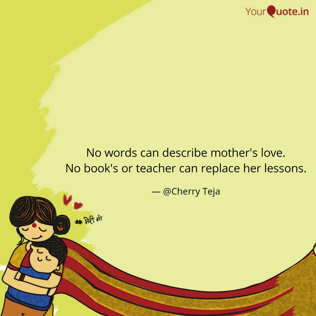 No Words Can Describe Mot Quotes Writings By Charan Teja C Yourquote