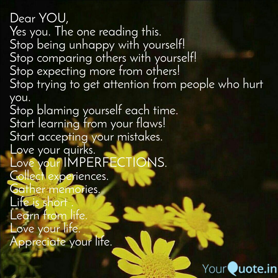 Dear You Yes You The On Quotes Writings By Aishwarya Behera Yourquote
