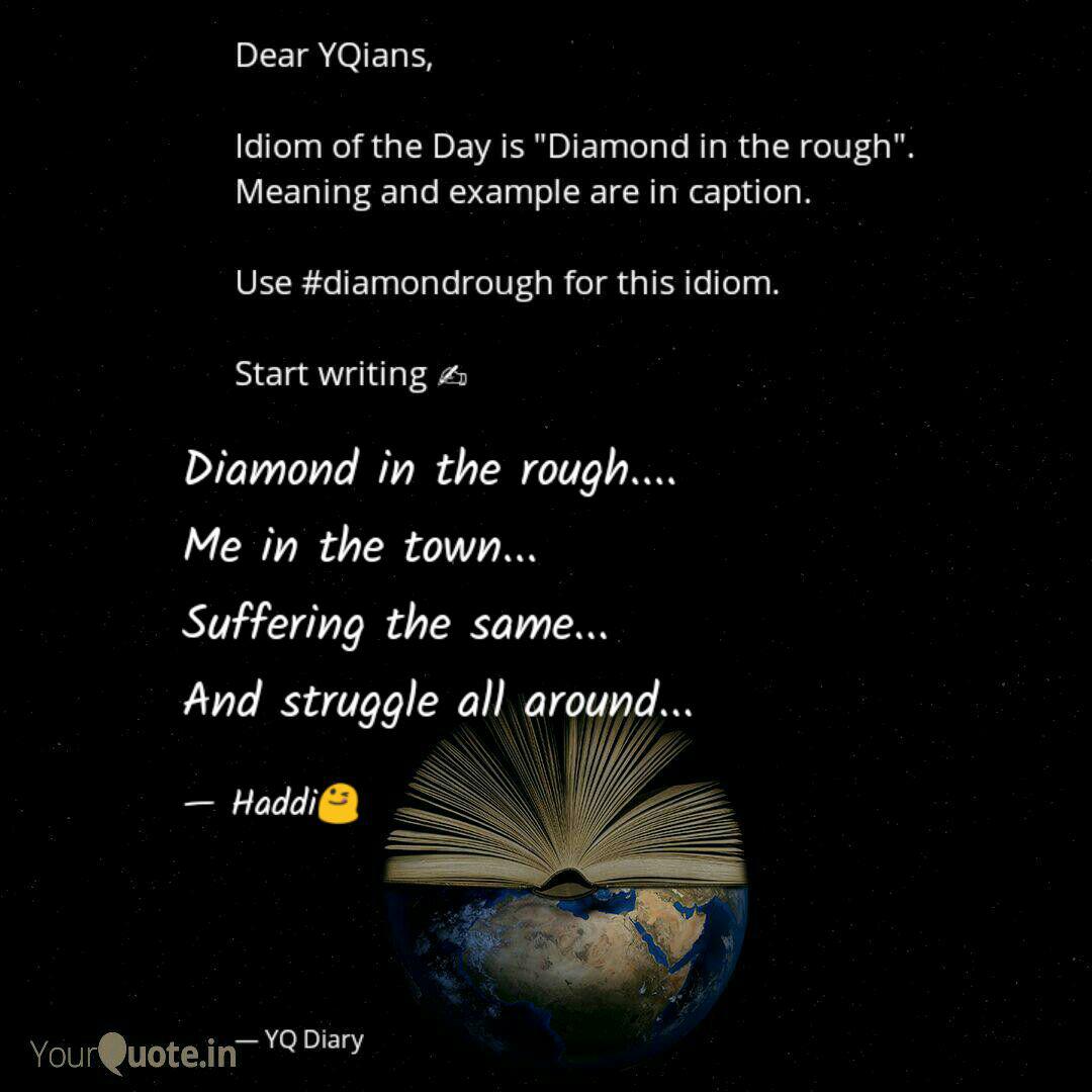 Diamond In The Rough Quotes Writings By Pure Soul Yourquote