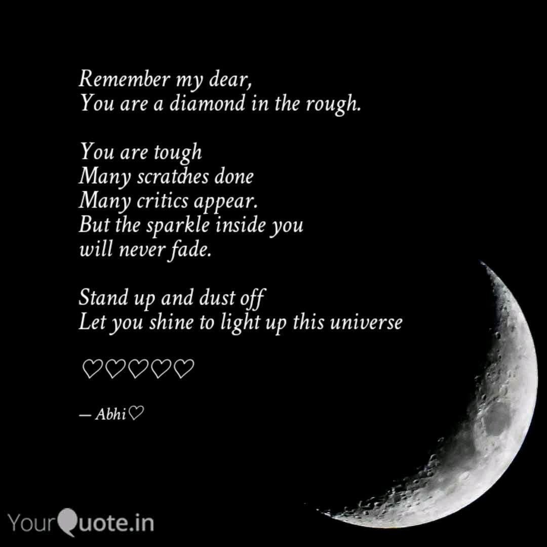 Quote Diamond In The Rough Raja Quote