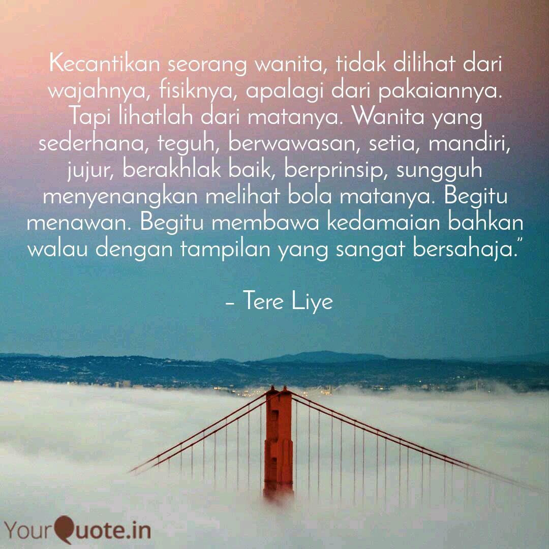 Kecantikan Seorang Wanita Quotes Writings By Yenny Yang Yourquote