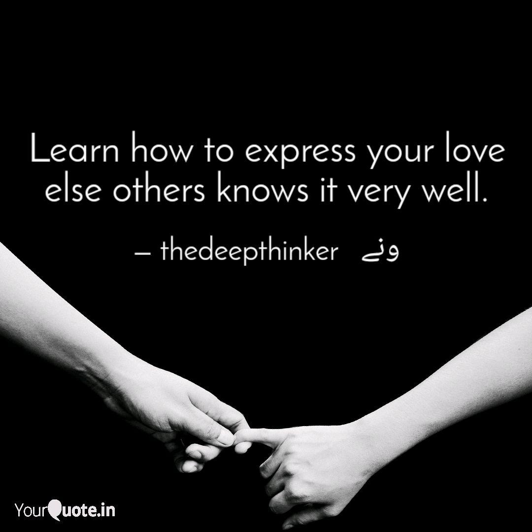 Learn How To Express Your Quotes Writings By Vinay
